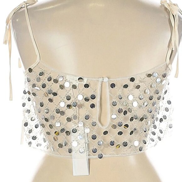 FOR LOVE and LEMONS Charelle Top Silver - Picture 8 of 10
